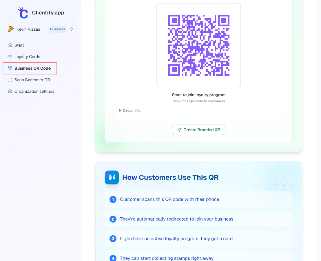 QR Code Access