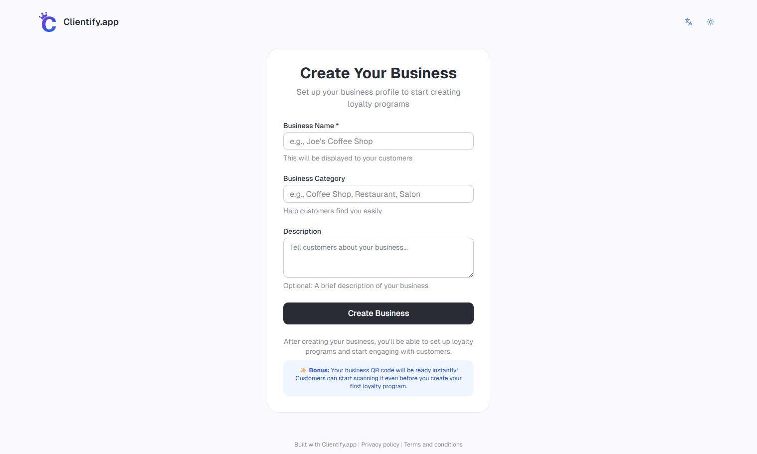 Account Creation Process
