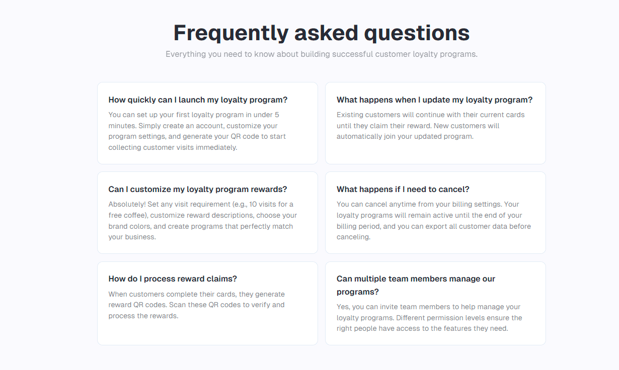 FAQ Visual Answers